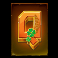 24k gold shamrock on slot Q symbol