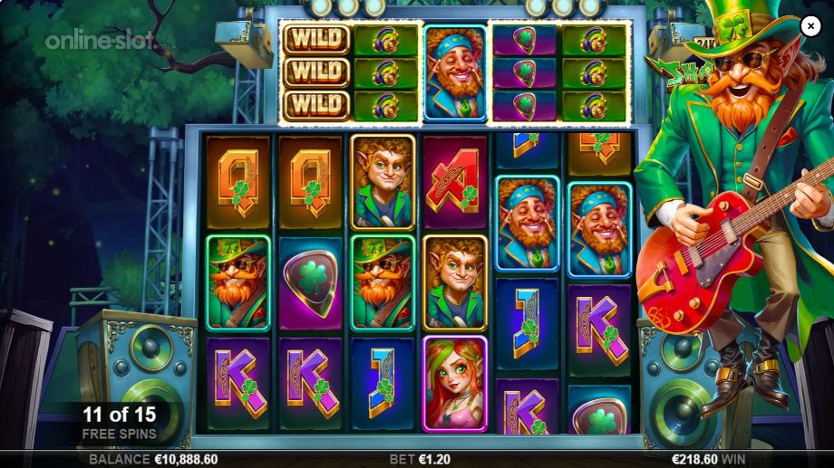 24k gold shamrock on slot free spins
