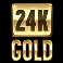 24k gold shamrock on slot scatter symbol