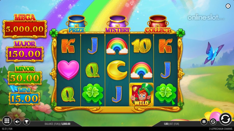 3 leprechaun charms slot base game