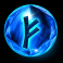 7x7 thor slot blue rune symbol
