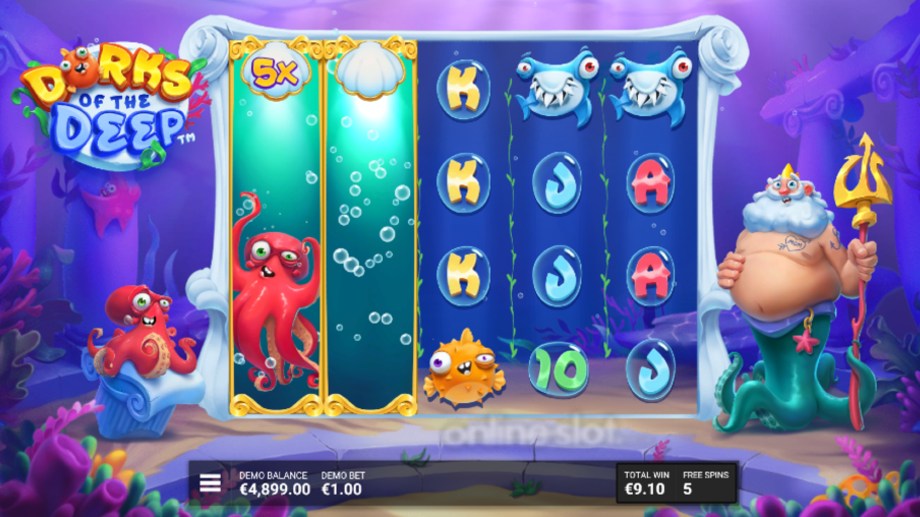 dorks of the deep slot free spins