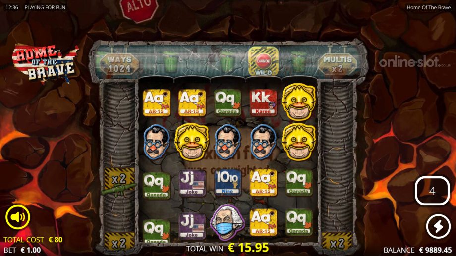 home of the brave slot free spins