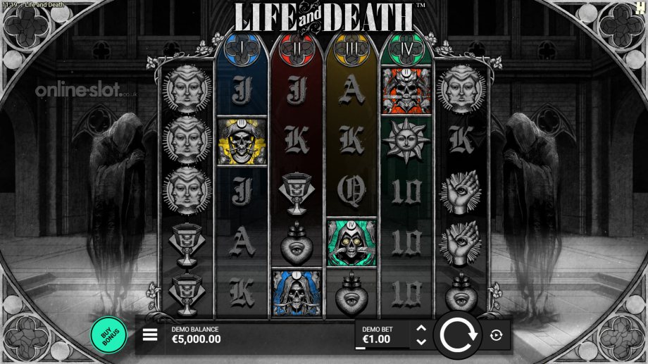 life and death slot base game
