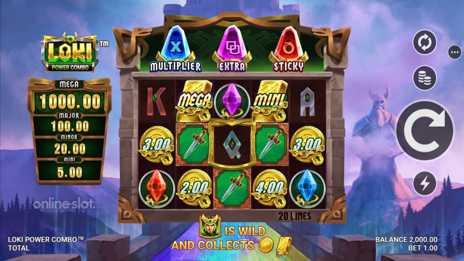 loki power combo slot base game