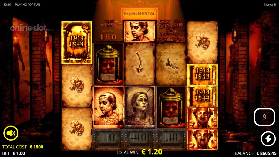 mental 2 slot experimental spins