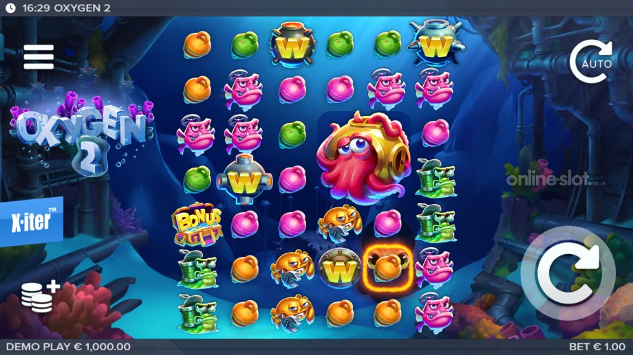 oxygen 2 slot base game