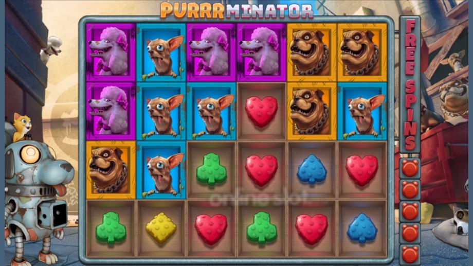 purrrminator slot base game