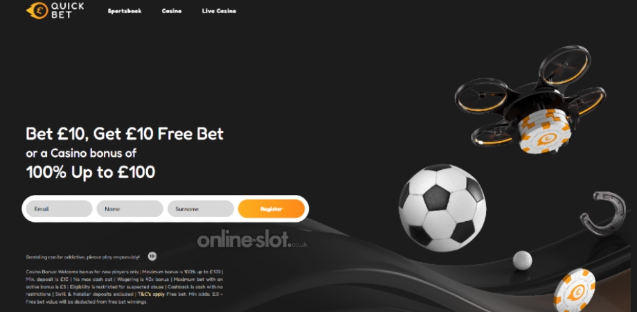 quickbet casino welcome offer