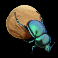 serengeti sunset slot dung beetle symbol