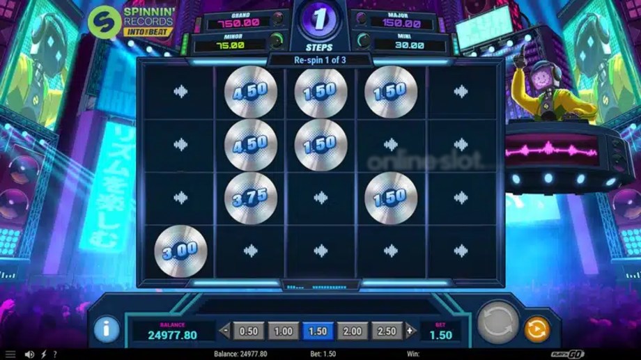 spinnin records into the beat slot free spins