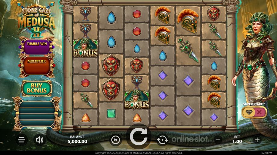 stone gaze of medusa 2 slot base game