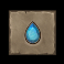 stone gaze of medusa 2 slot blue teardrop symbol