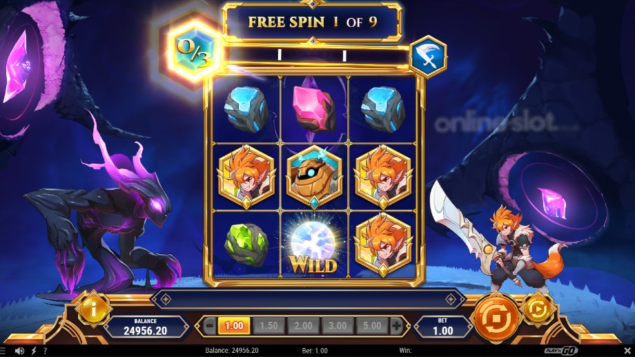trinity impact slot free spins