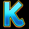 triple pot gold slot K symbol