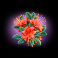 volcano goddess slot flowers symbol