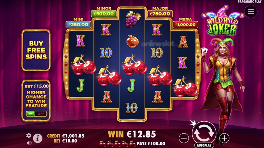 wild wild joker slot base game