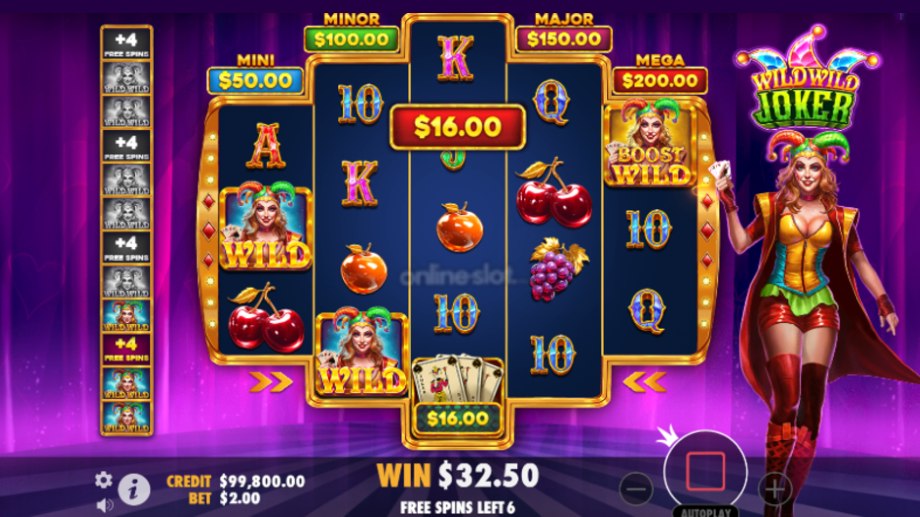 wild wild joker slot free spins