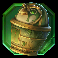 10 pharaohs green urn symbol