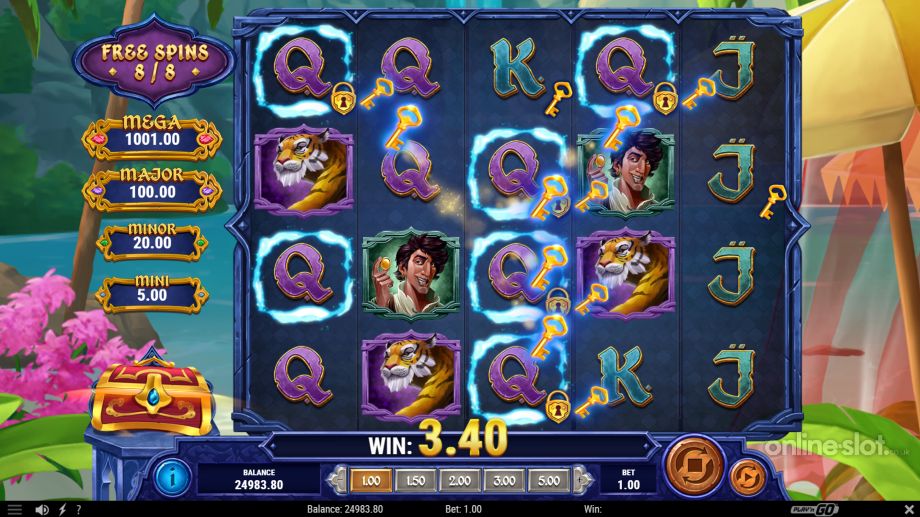 1001 mystery genie fortunes slot free spins