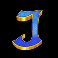 5 lions reborn slot J symbol