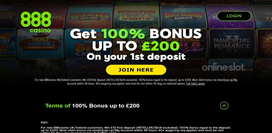 888casino welcome offer
