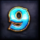 Morgana Megaways number nine symbol