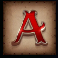 Western Gold Megaways letter a symbol