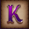 Western Gold Megaways letter k symbol