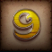 Western Gold Megaways number nine symbol