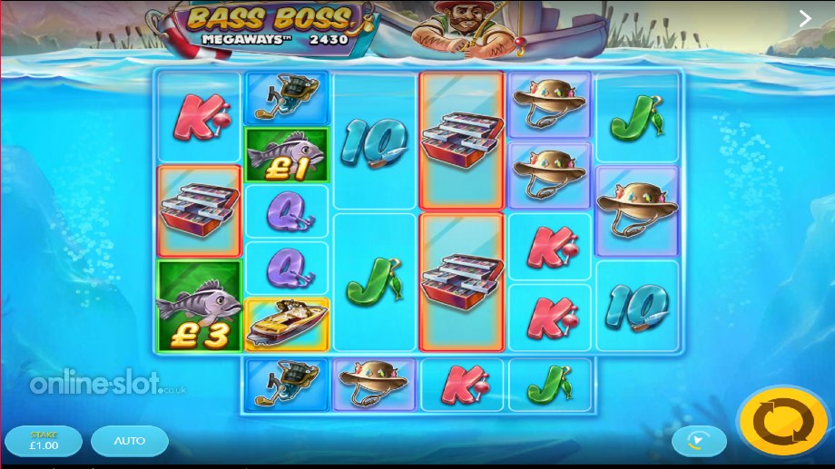 bass boss megaways slot base game
