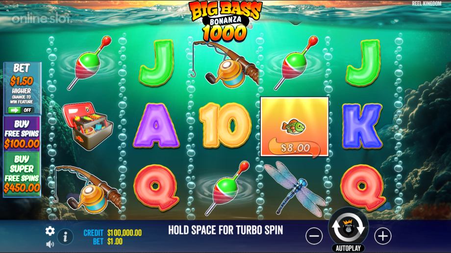 big bass bonanza 1000 slot base game