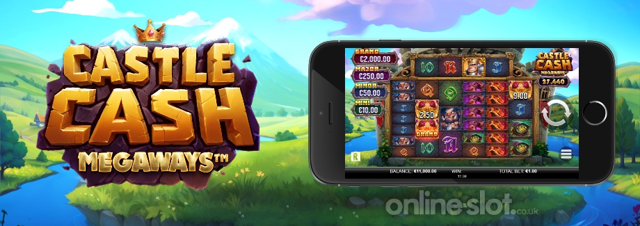castle cash megaways mobile slot