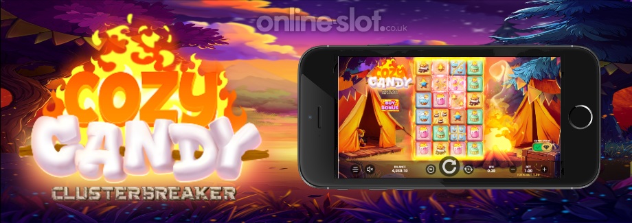 cozy candy clusterbreaker mobile slot