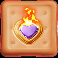 cozy candy clusterbreaker purple heart cake symbol