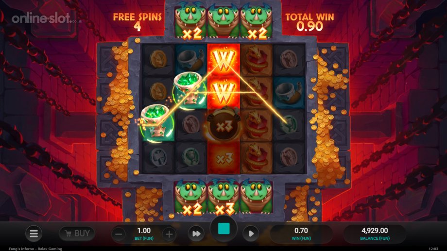 fang's inferno slot free spins