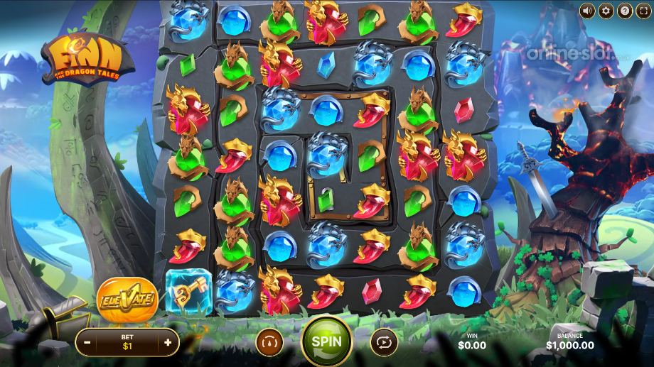 finn and the dragon tales slot base game