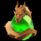finn and the dragon tales slot green dragon gem symbol