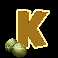 golden egg invaders letter k symbol