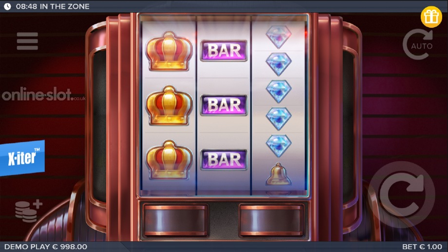 in the zone slot base game