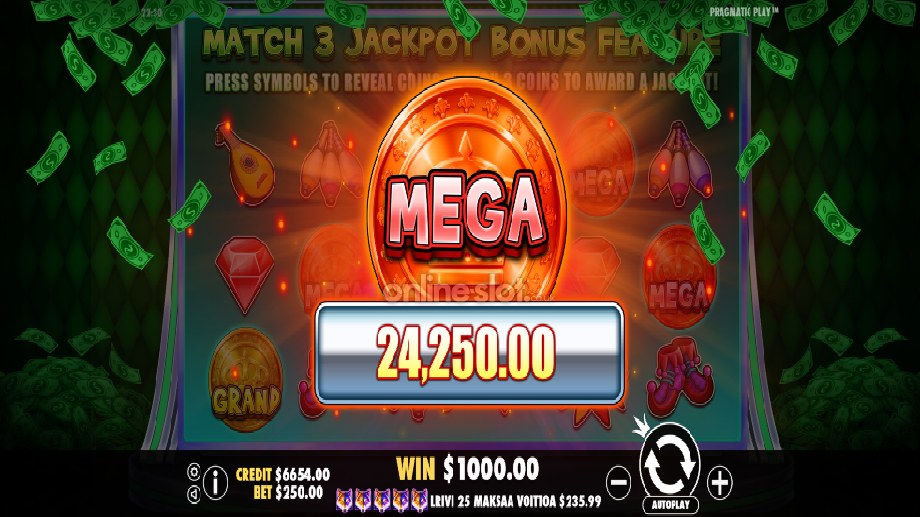 joker’s jewels cash slot match feature