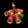 lucky monkey firecrackers symbol