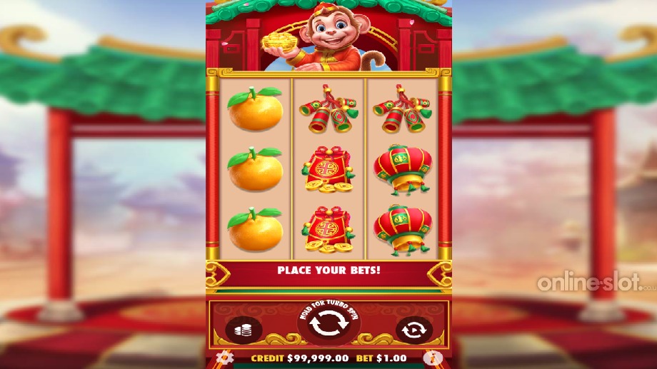lucky monkey slot base game
