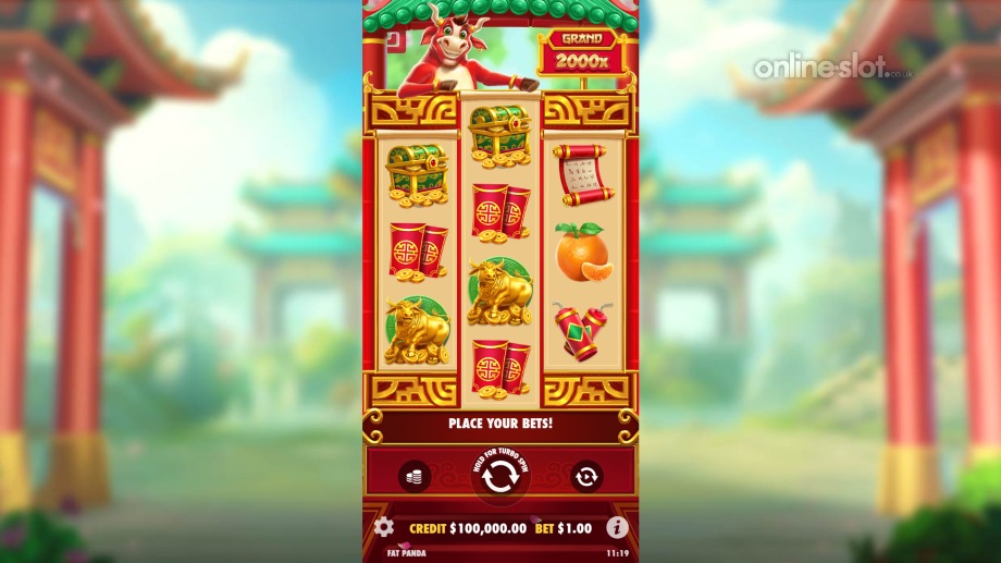 lucky ox slot base game