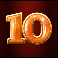 majestic megaways number ten symbol