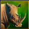majestic megaways rhino symbol