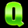 piggy bank cash slot Q symbol