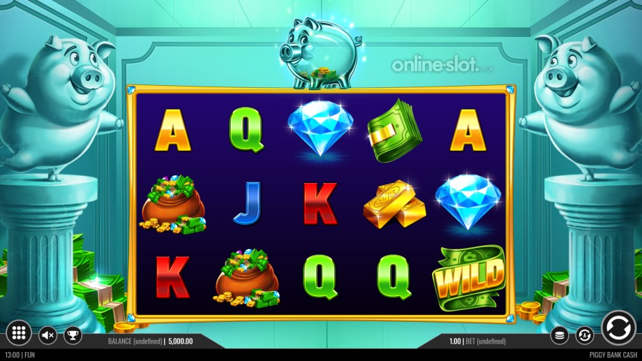 piggy bank cash slot base game