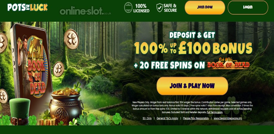 potsofluck welcome offer