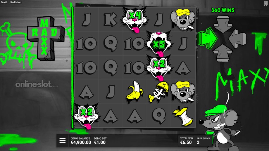 rad maxx slot free spins